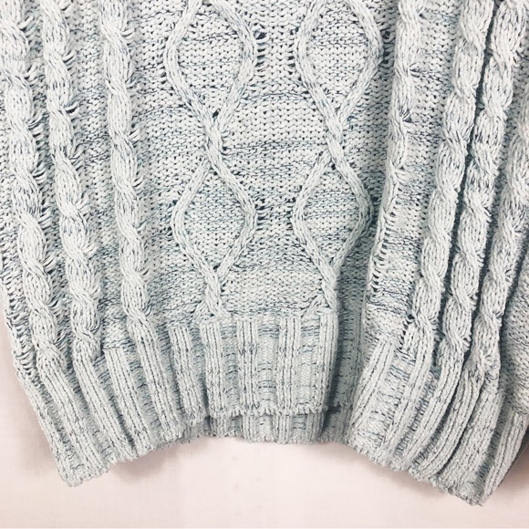 NWT Takara Chunky Knit Over Sized Sweater | Blue | Size Large - Picture 5 of 9